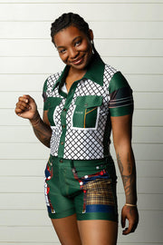 Limited Edition Forrest Regal Patchwork Two - Piece Set