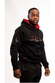 Lus Noir Rose Hoodie Black
