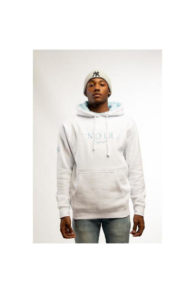 Lus Noir Reverse Baby Blue Rose Hoodie unisex